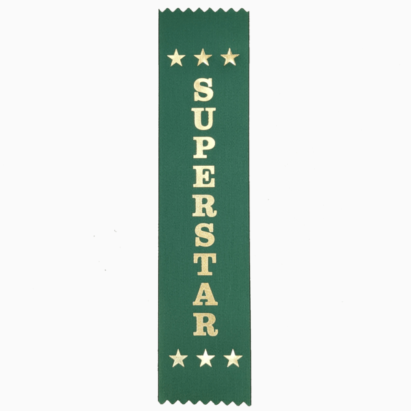 Superstar award ribbons